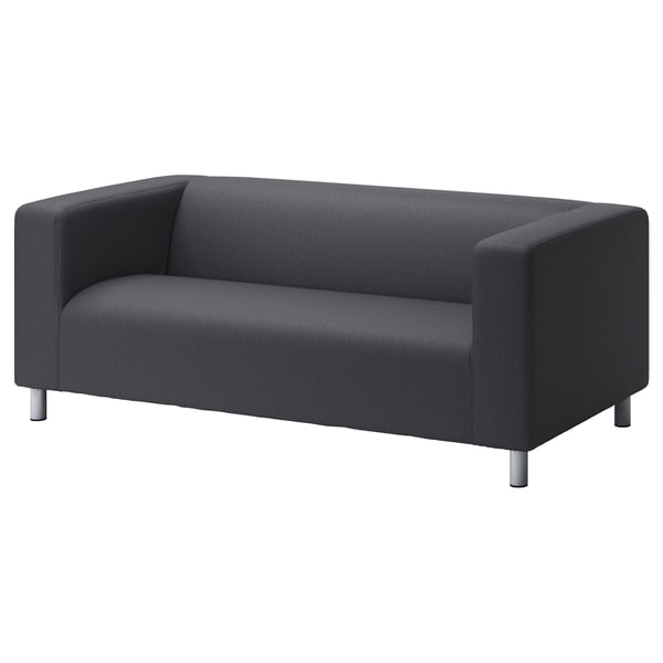 KLIPPAN cover for 2-seat sofa, Vissle grey