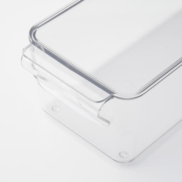 Ikea KLIPPKAKTUS - Storage box for fridge, transparent, 32x10x8 cm
