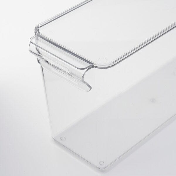 Ikea KLIPPKAKTUS - Storage box for fridge, transparent, 32x10x14 cm