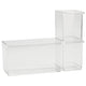 KLIPPKAKTUS storage box for fridge, set of 3, transparent