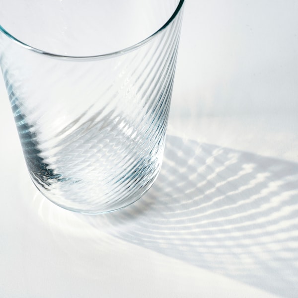 KLIPPLAX glass, clear glass, 40 cl