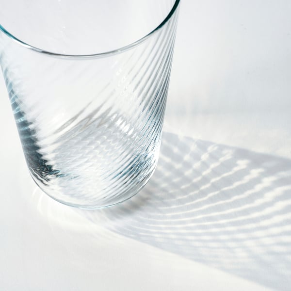 KLIPPLAX glass, clear glass, 40 cl
