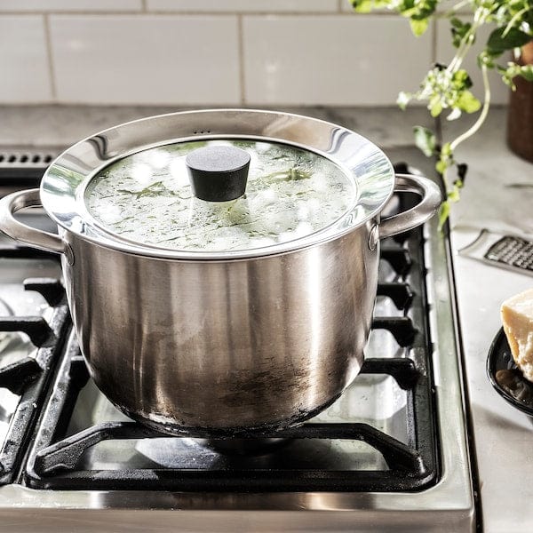 Ikea KLOCKREN - Lid, glass, 21 cm