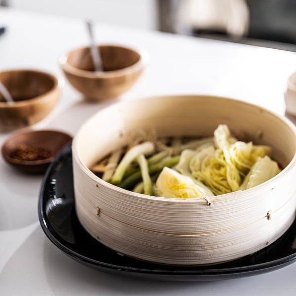 KLOCKREN steamer, bamboo, 5.0 l