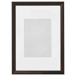 KLOTKÖRSBÄR frame, oak effect/dark brown, 21x30 cm