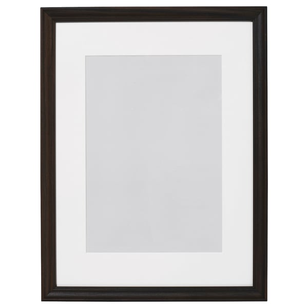 KLOTKÖRSBÄR frame, oak effect/dark brown, 30x40 cm