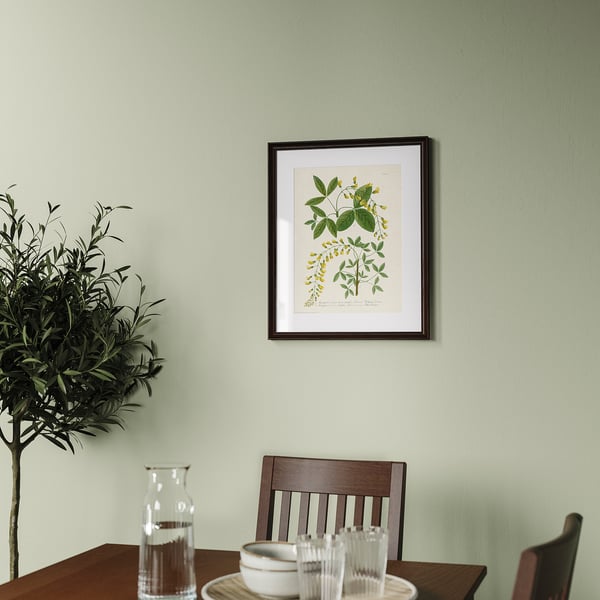 KLOTKÖRSBÄR frame, oak effect/dark brown, 40x50 cm