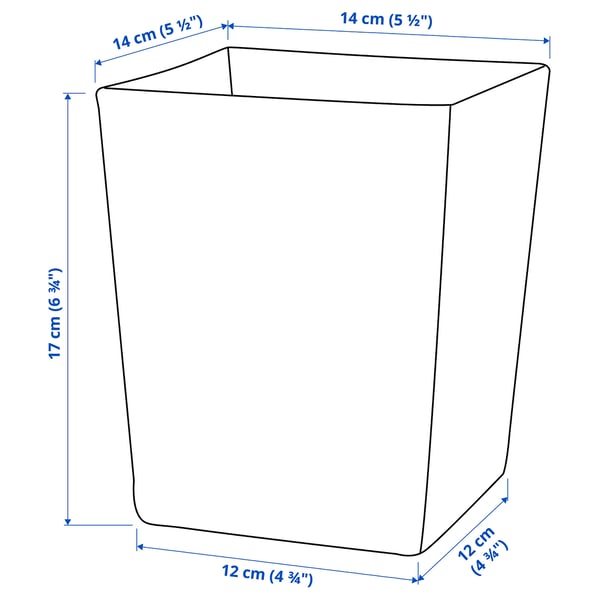 KLOTTRIG vase, clear glass, 17 cm