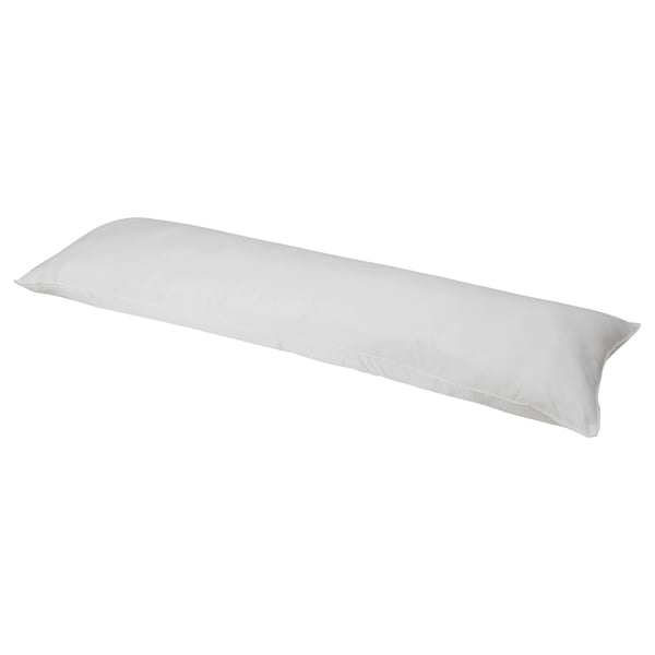 KLOTULLÖRT body pillow, white, 40x140 cm