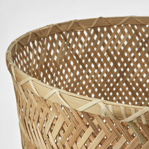 KLYNNON plant pot, handmade bamboo, 32 cm
