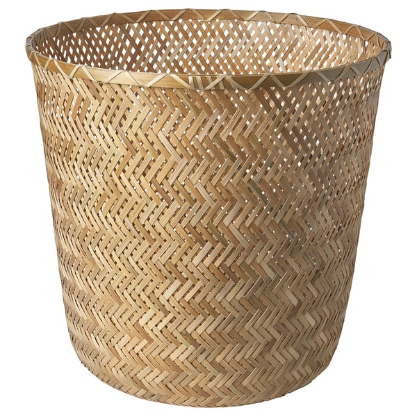 KLYNNON plant pot, handmade bamboo, 32 cm