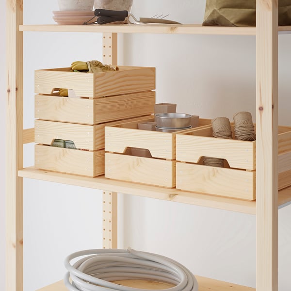 KNAGGLIG box, pine, 23x31x15 cm