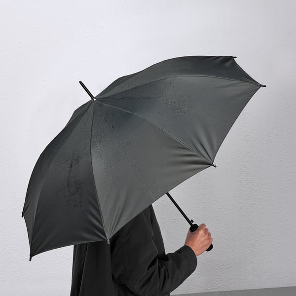 KNALLA umbrella, black, 105 cm