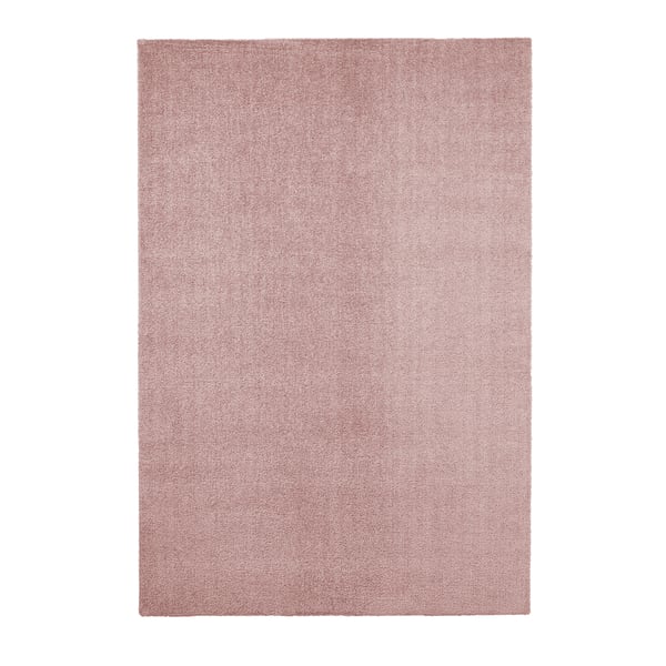KNARDRUP rug, low pile, pale pink, 133x195 cm