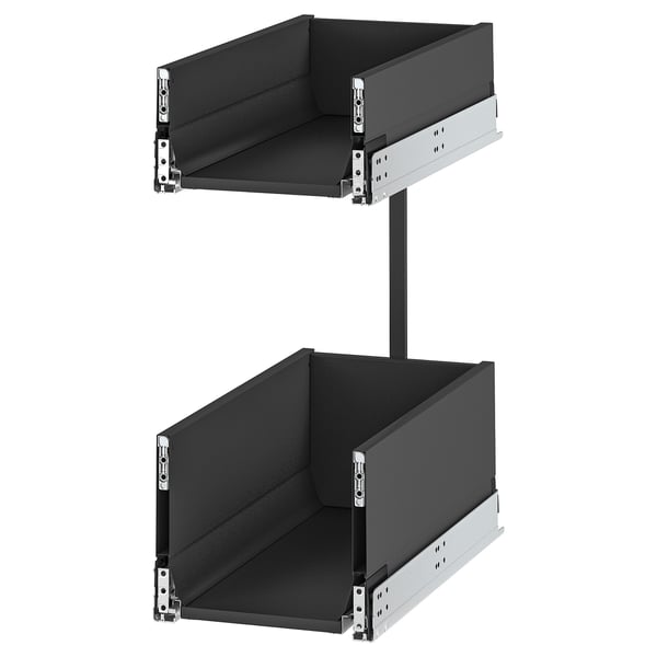 KNIVSHULT pull-out interior fittings, dark grey, 30 cm