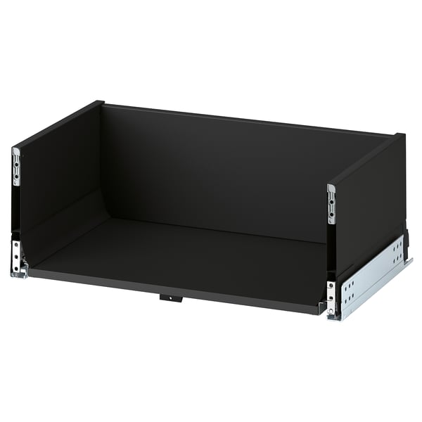 KNIVSHULT drawer, high, dark grey, 60x37 cm
