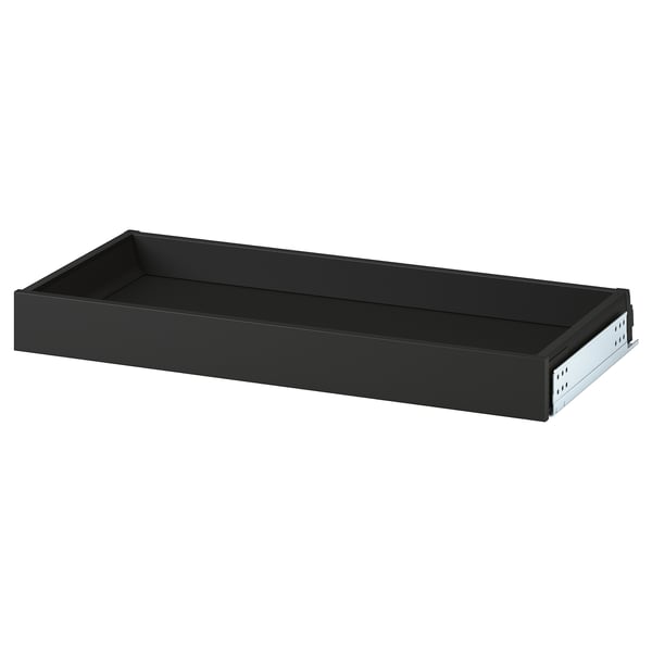 KNIVSHULT low drawer with front, 80x37x8 cm