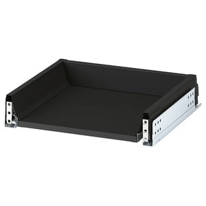 KNIVSHULT drawer, low, dark grey, 40x37 cm