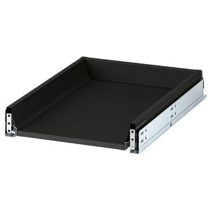 KNIVSHULT drawer, low, dark grey, 40x60 cm