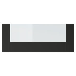 KNIVSHULT drawer front, high, dark grey, 60 cm
