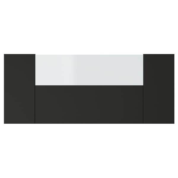 KNIVSHULT drawer front, medium, dark grey, 40 cm