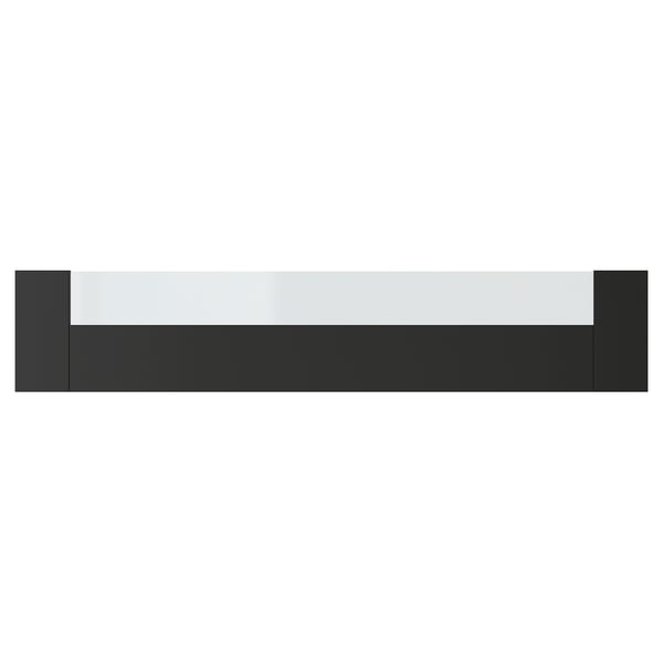 KNIVSHULT drawer front, medium, dark grey, 80 cm