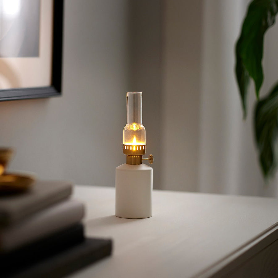 KNÖLTÅNG LED table decoration, battery-operated white, 5.5 cm