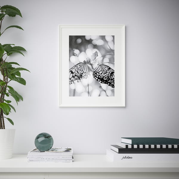 KNOPPÄNG frame, white, 40x50 cm