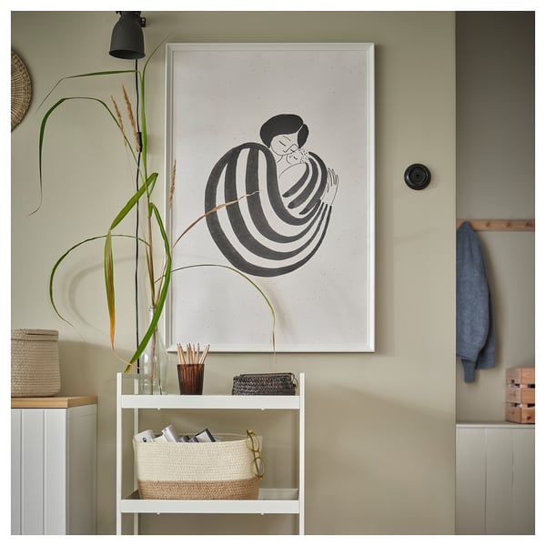 KNOPPÄNG frame, white, 50x70 cm