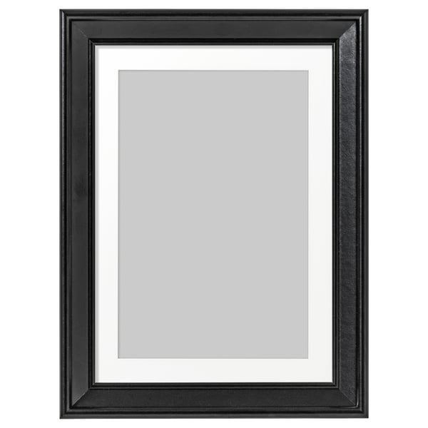 KNOPPÄNG frame, black, 13x18 cm