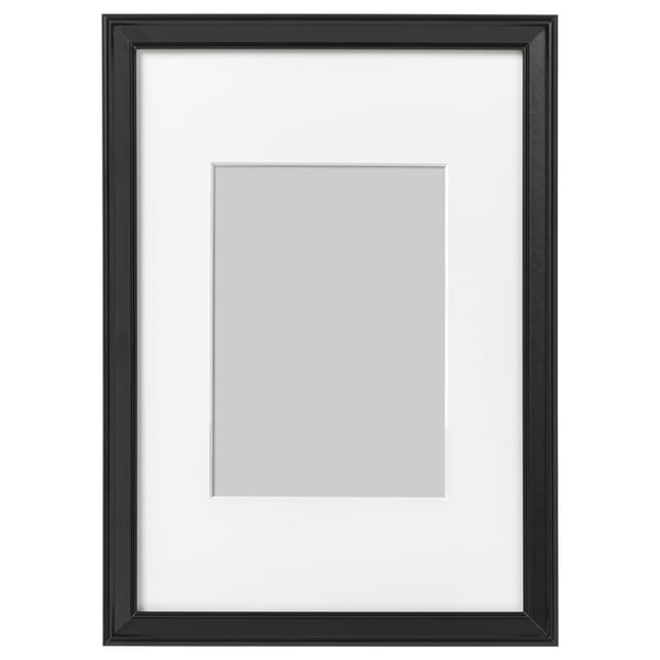 KNOPPÄNG frame, black, 21x30 cm