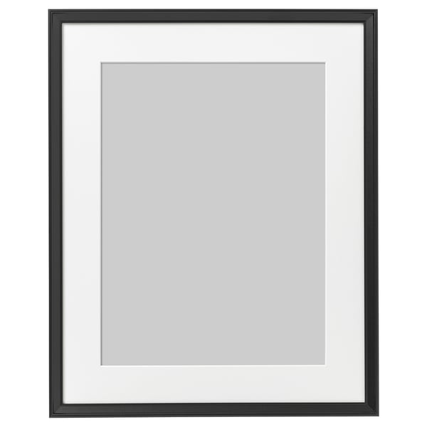 KNOPPÄNG frame, black, 40x50 cm