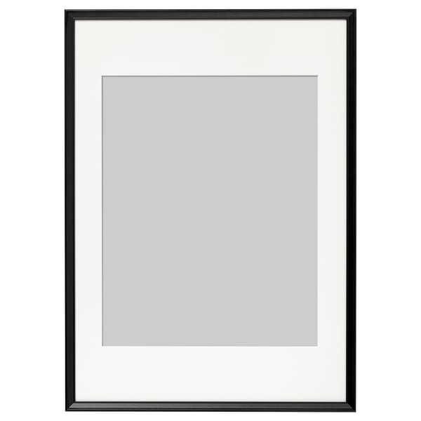 KNOPPÄNG frame, black, 50x70 cm