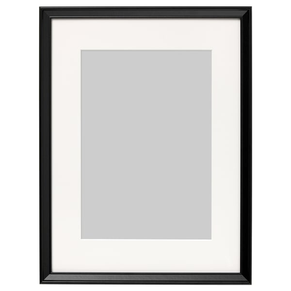 KNOPPÄNG frame, black, 30x40 cm