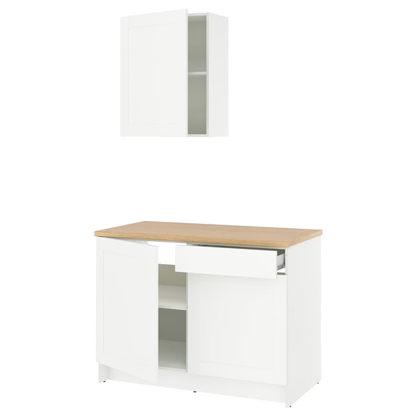 KNOXHULT kitchen, white frame, 120x61x220 cm