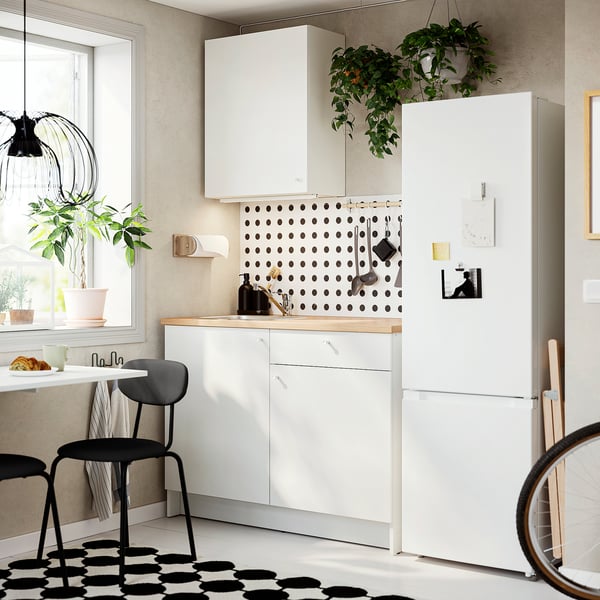 KNOXHULT kitchen, white, 120x61x220 cm