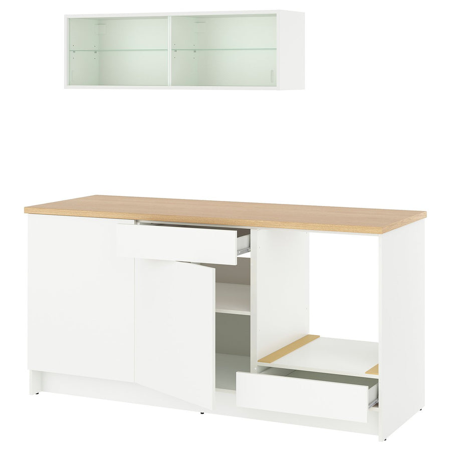 KNOXHULT kitchen, white, 180.0x220.0x61.0 cm