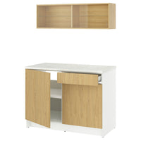KNOXHULT kitchen, oak effect, 120x61x220 cm