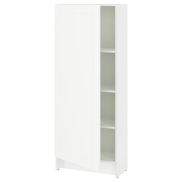 KNOXHULT high cabinet with door, white frame, 60x31x153 cm