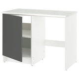 KNOXHULT base cabinet with door and niche, dark grey, 120x61x91 cm