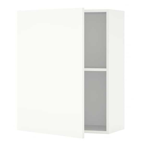 KNOXHULT wall cabinet with door, white, 60x75 cm