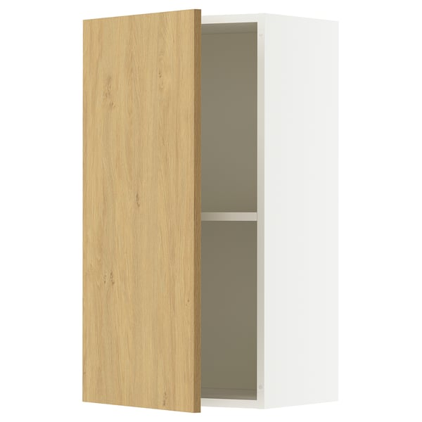 KNOXHULT wall cabinet with door, oak effect, 40x75 cm
