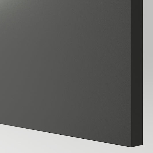 KNOXHULT wall cabinet with door, dark grey, 40x75 cm