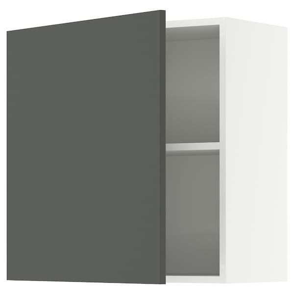 KNOXHULT wall cabinet with door, dark grey, 60x60 cm