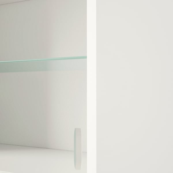 KNOXHULT wall cabinet with sliding doors, white, 120x29x37.5 cm