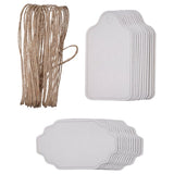 KÖSSEBÄR lables, set of 25, white