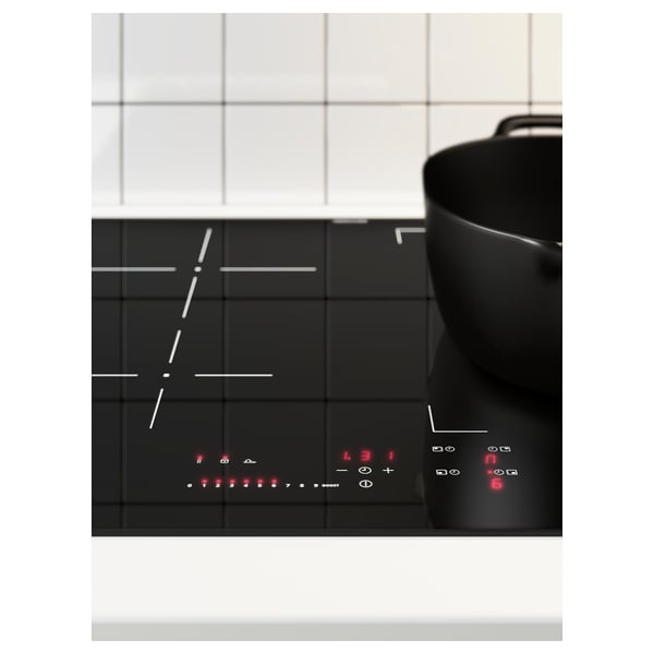 KOLSTAN induction hob, IKEA 500 black, 58 cm