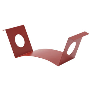 KOMPISHÄNG book-end, red, 54x19x18 cm