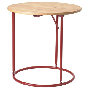 KOMPISHÄNG side table, red pine, 50 cm