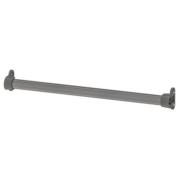 KOMPLEMENT clothes rail, dark grey, 50 cm